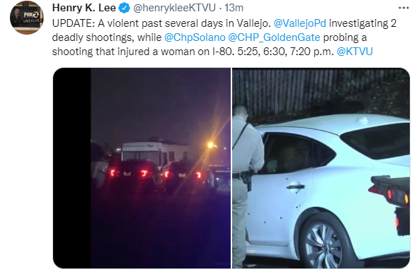 Shootings in Vallejo (KTVU Tonight)