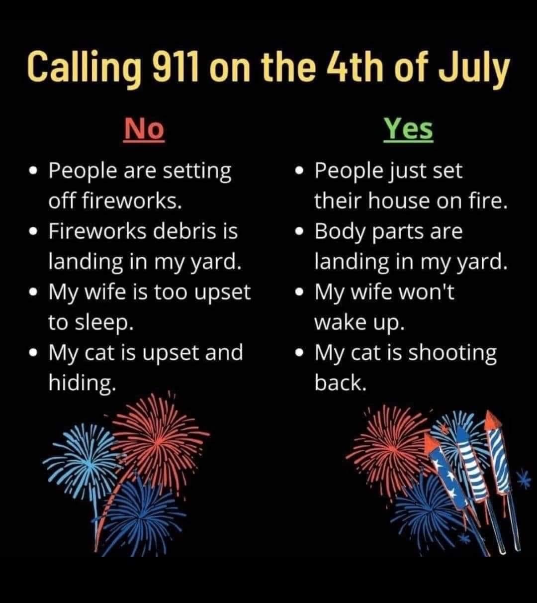Don’t call 911 unless it’s an emergency
